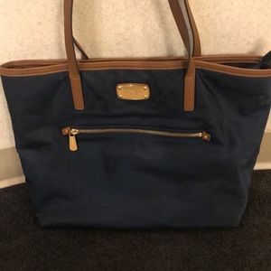 Michael kors brown and Navy bag